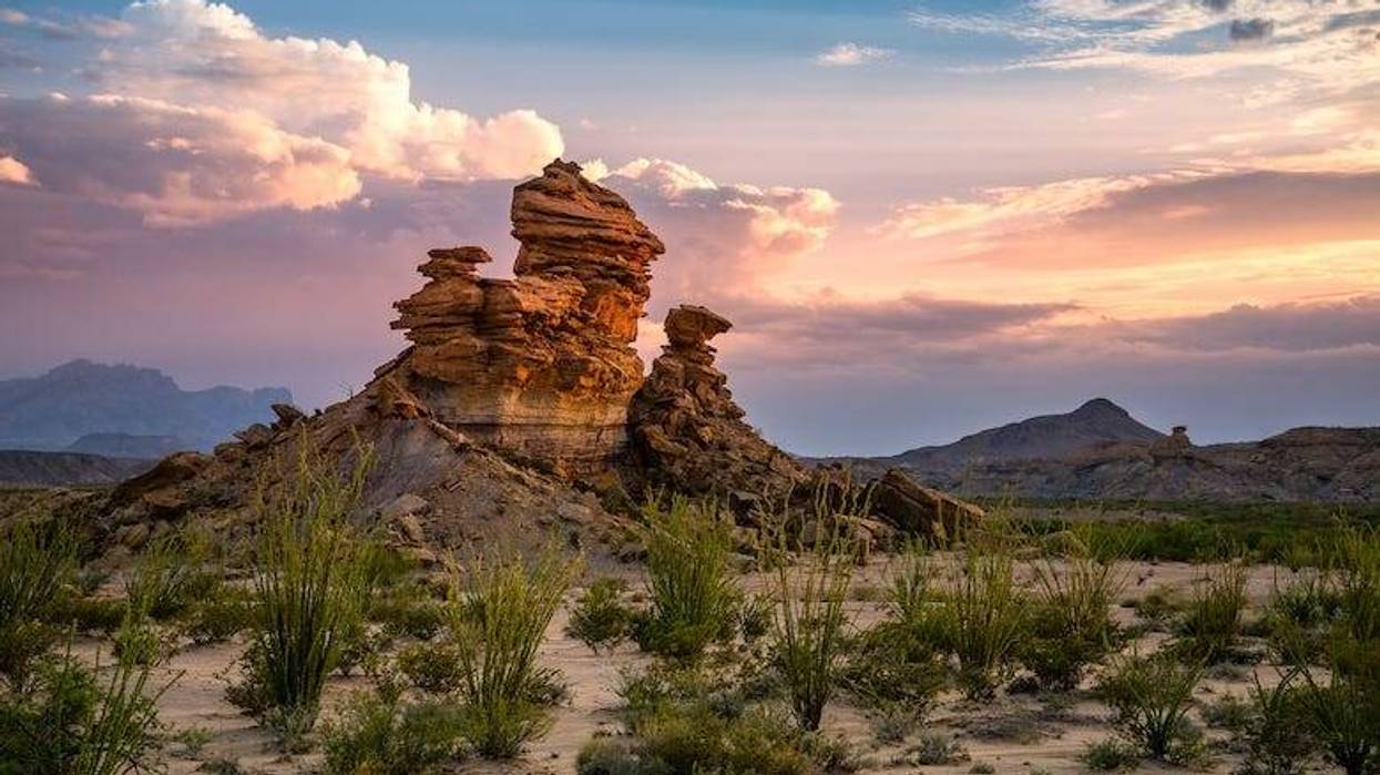 Rock formations at Big Bend National Park