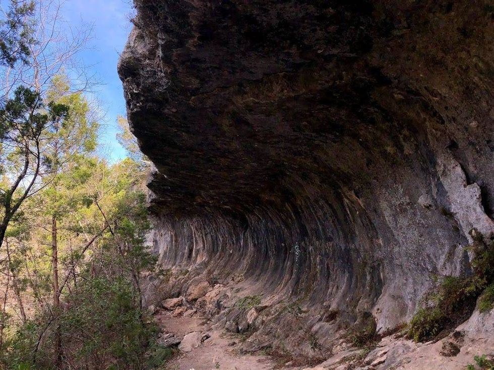 rock ledge