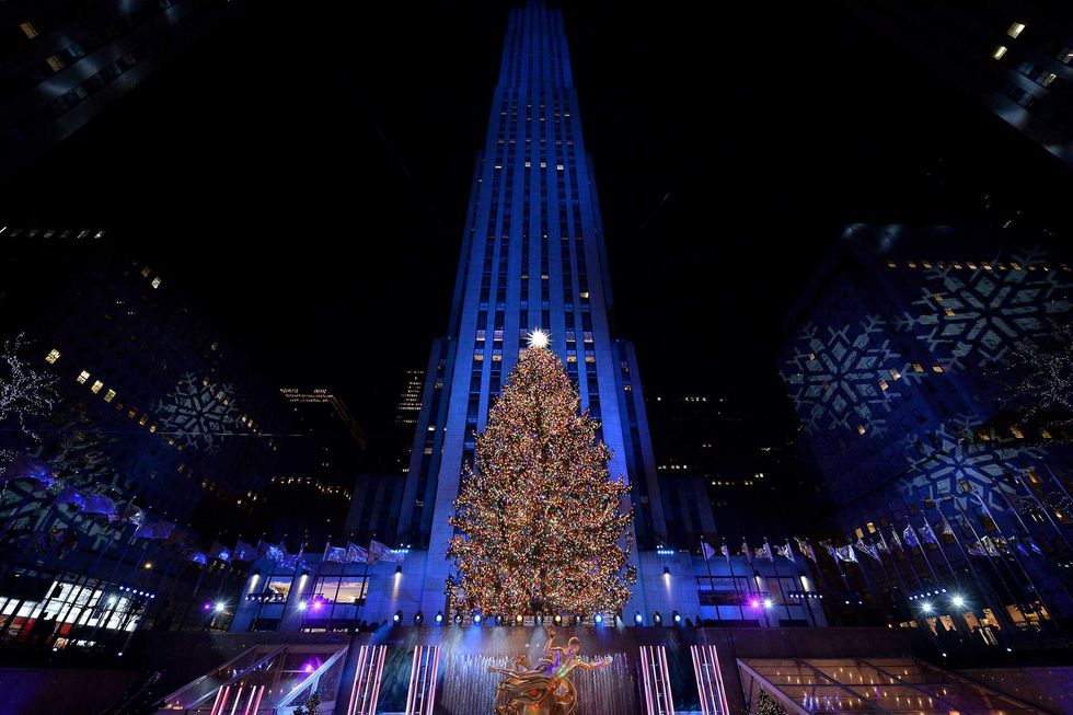 PHOTOS: Rockefeller Center Christmas Tree Lighting looks different amid pandemic