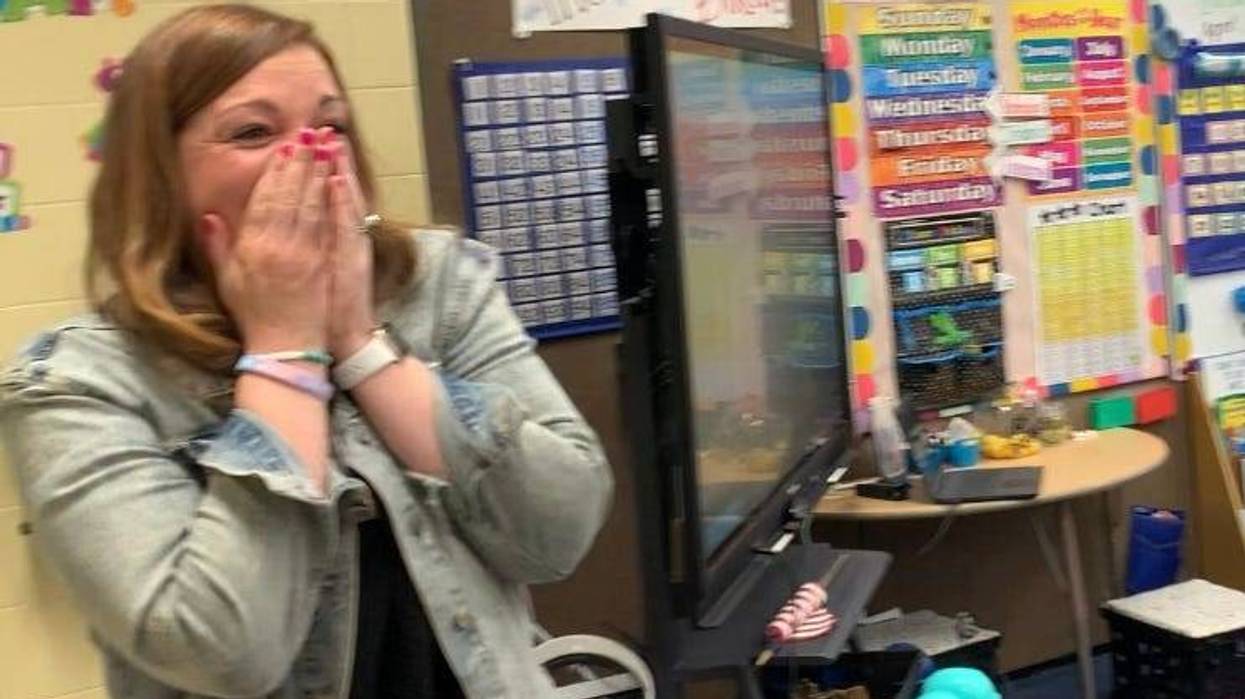 Rockstar Teacher winner Ms. Kapmeyer