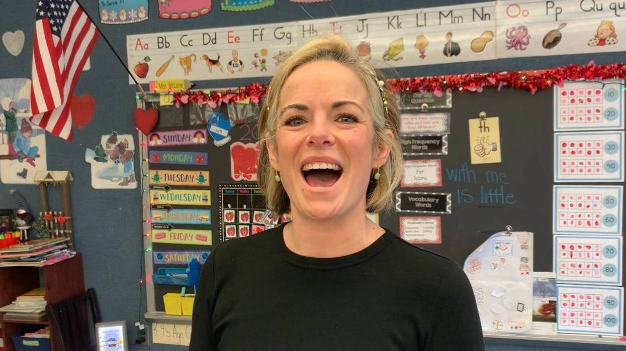 Rockstar Teacher winner Ms. McLaine