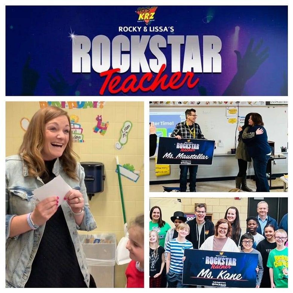 Rockstar Teacher winners collage