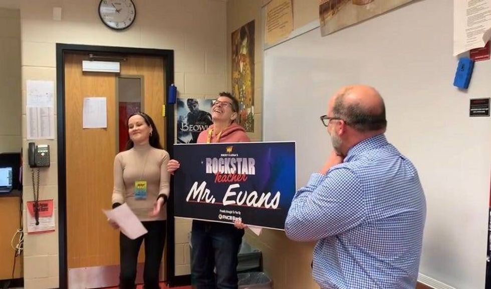 Rocky & Lissa and Mr. Evans