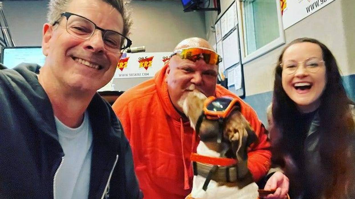 Rocky, Lissa, Brian & Wally the Therapy Dog