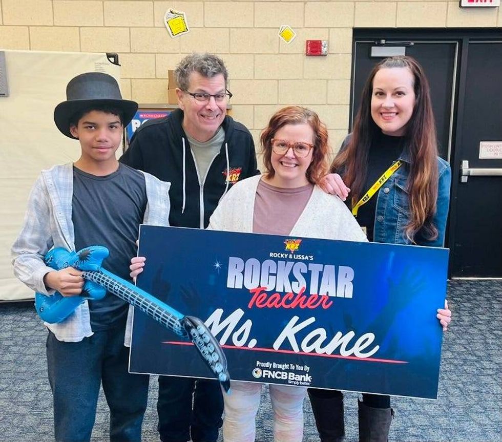 Rocky & Lissa with Ms. Kane & her recently adopted son Dylan