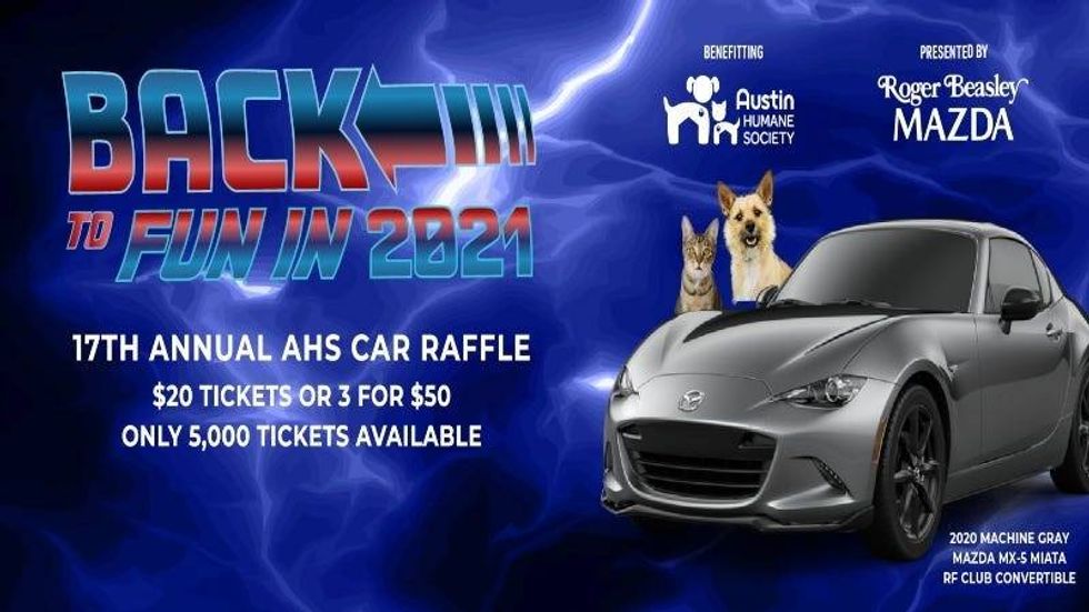 Roger Beaseley Mazda Car Raffle AHS art 2021