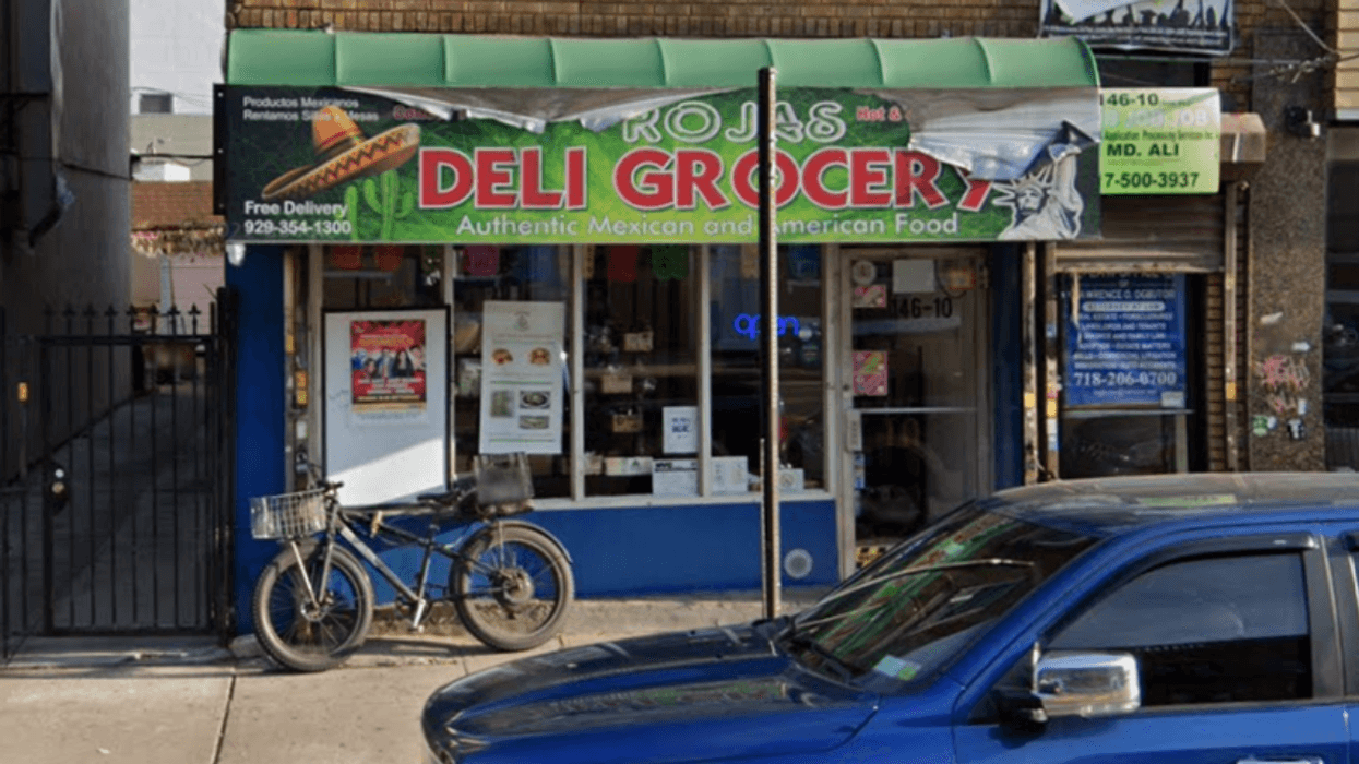 Rojas Deli Grocery, the bodega where Fraley shot a man during a robbery.