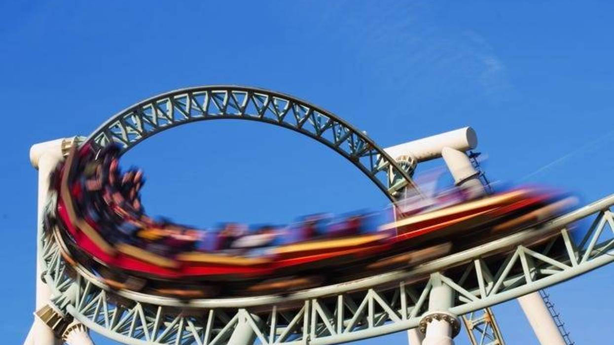 Roller Coaster, Amusement Park