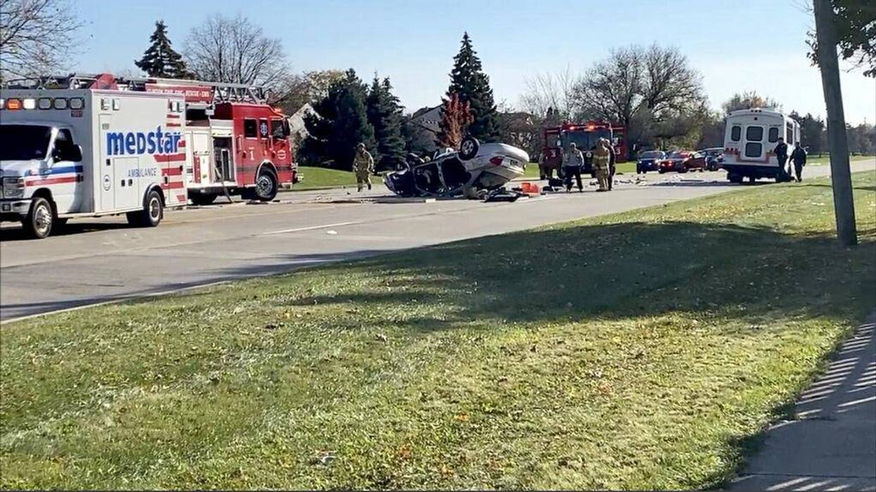 Rollover crash in Sterling Heights
