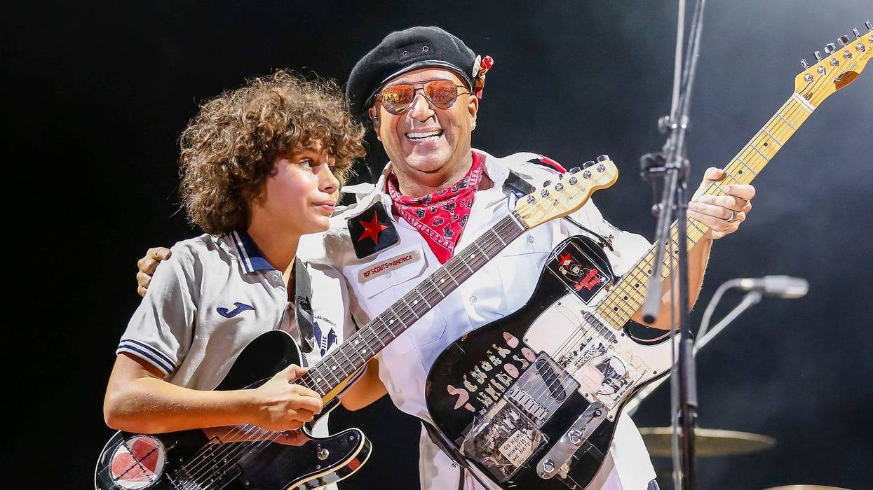 Roman Morello and Tom Morello