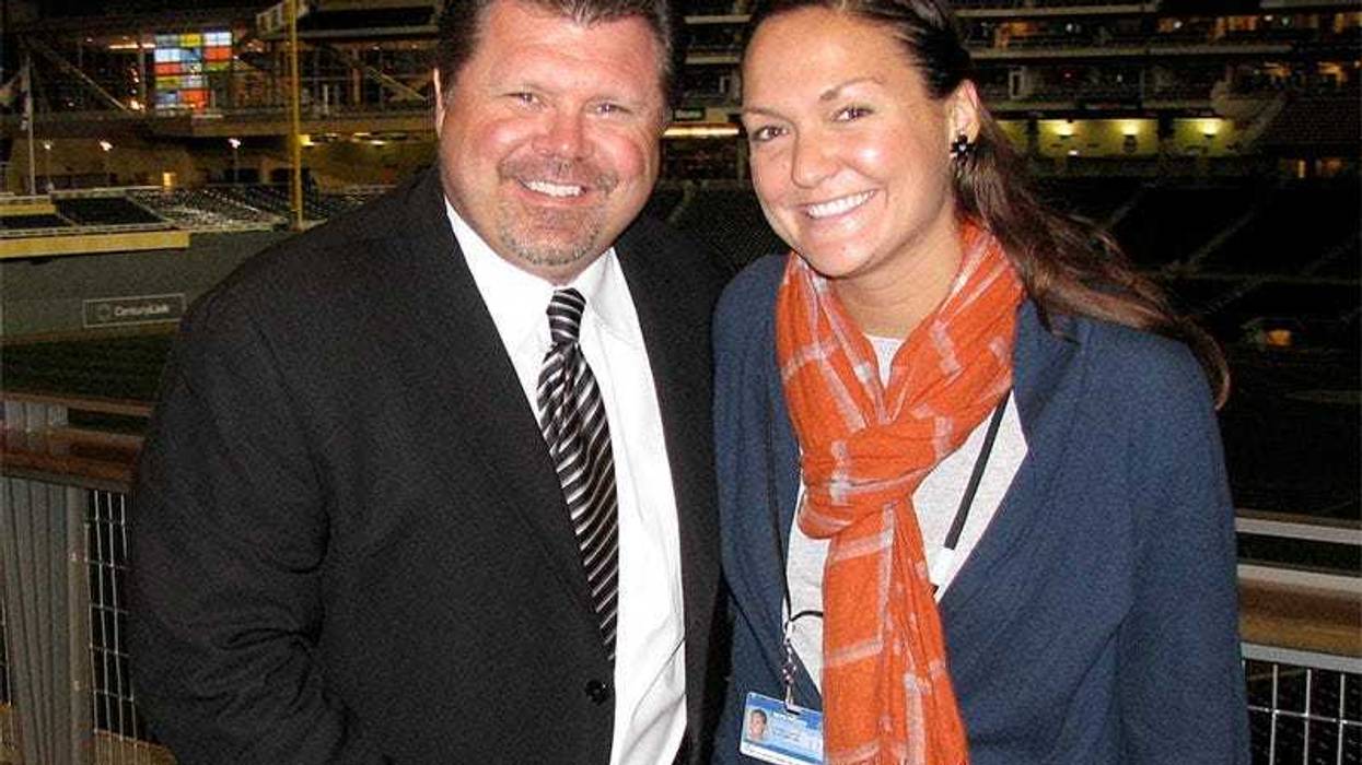 Ron Coomer and Lindsay Guentzel