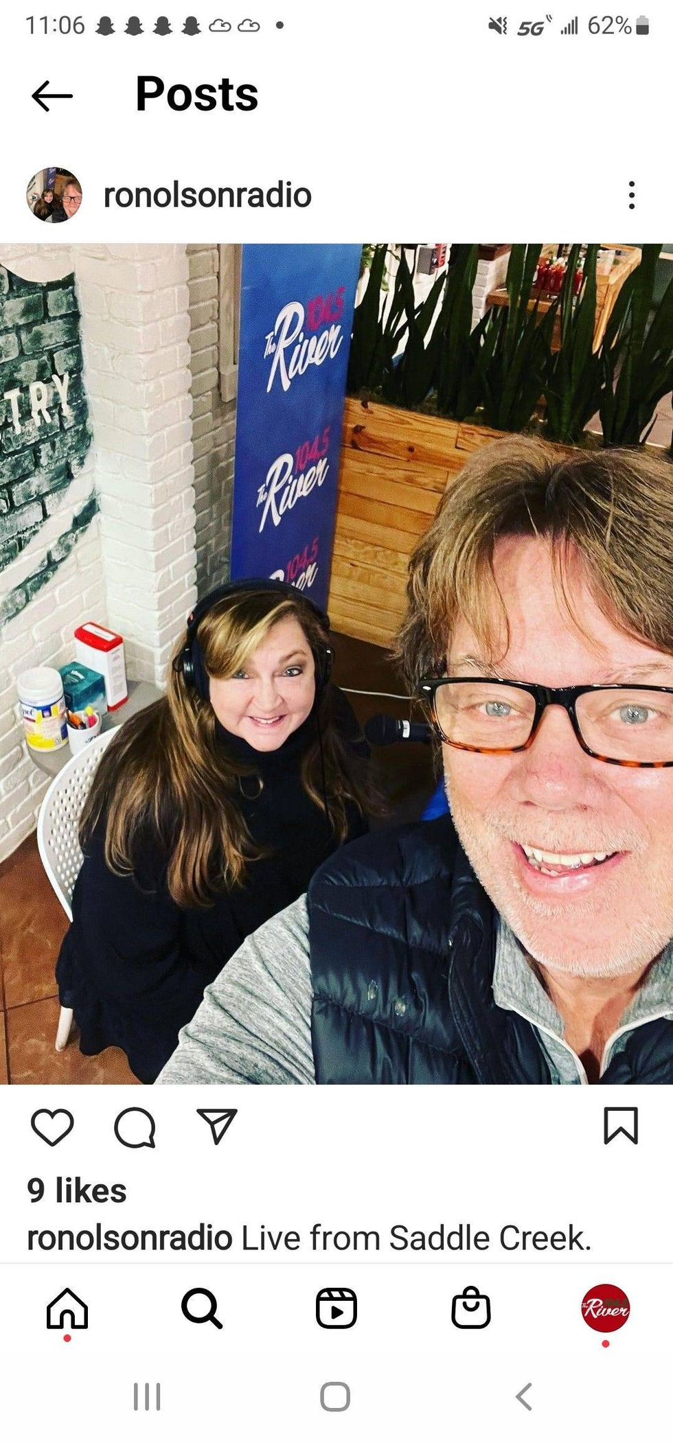 Ron Olson and Karen Perrin 104.5 The River Toy Truck 2022