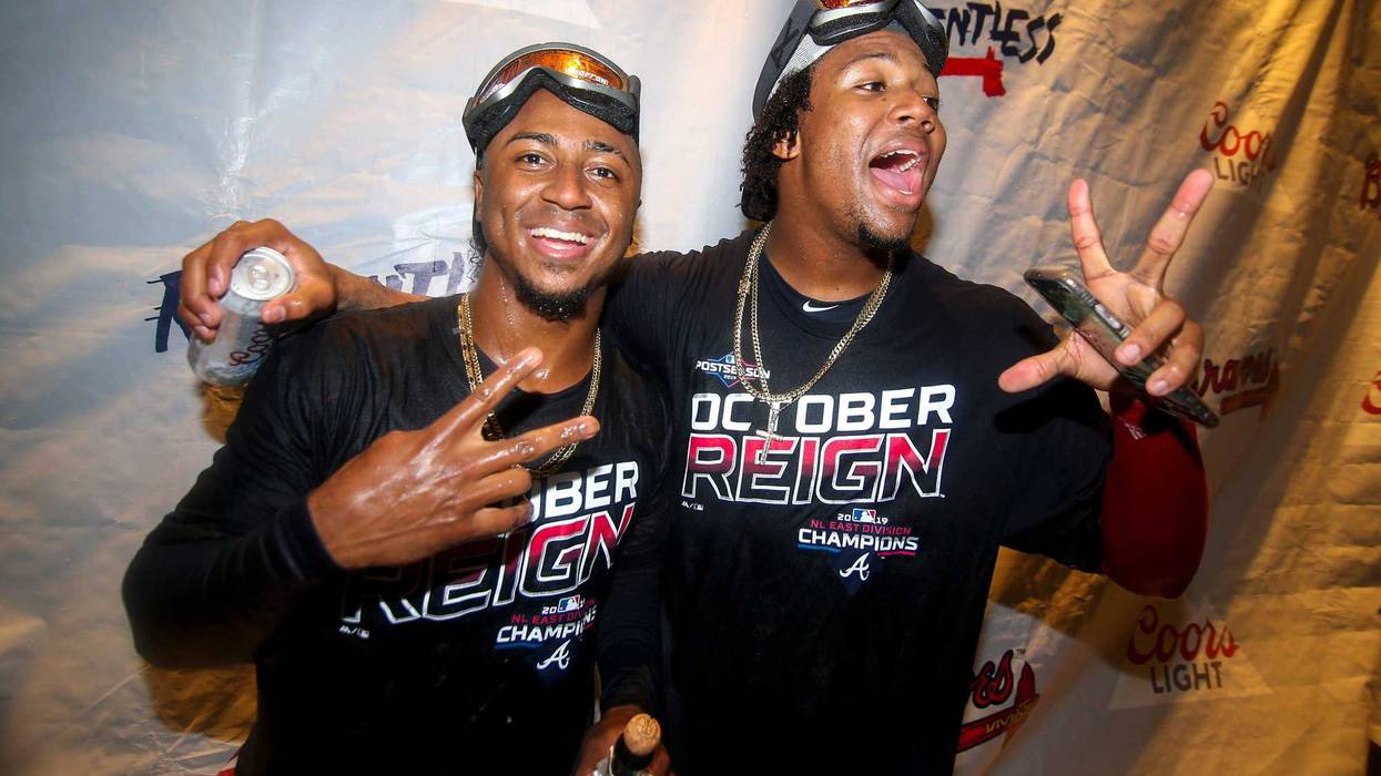 Ronald Acuna and Ozzie Albies