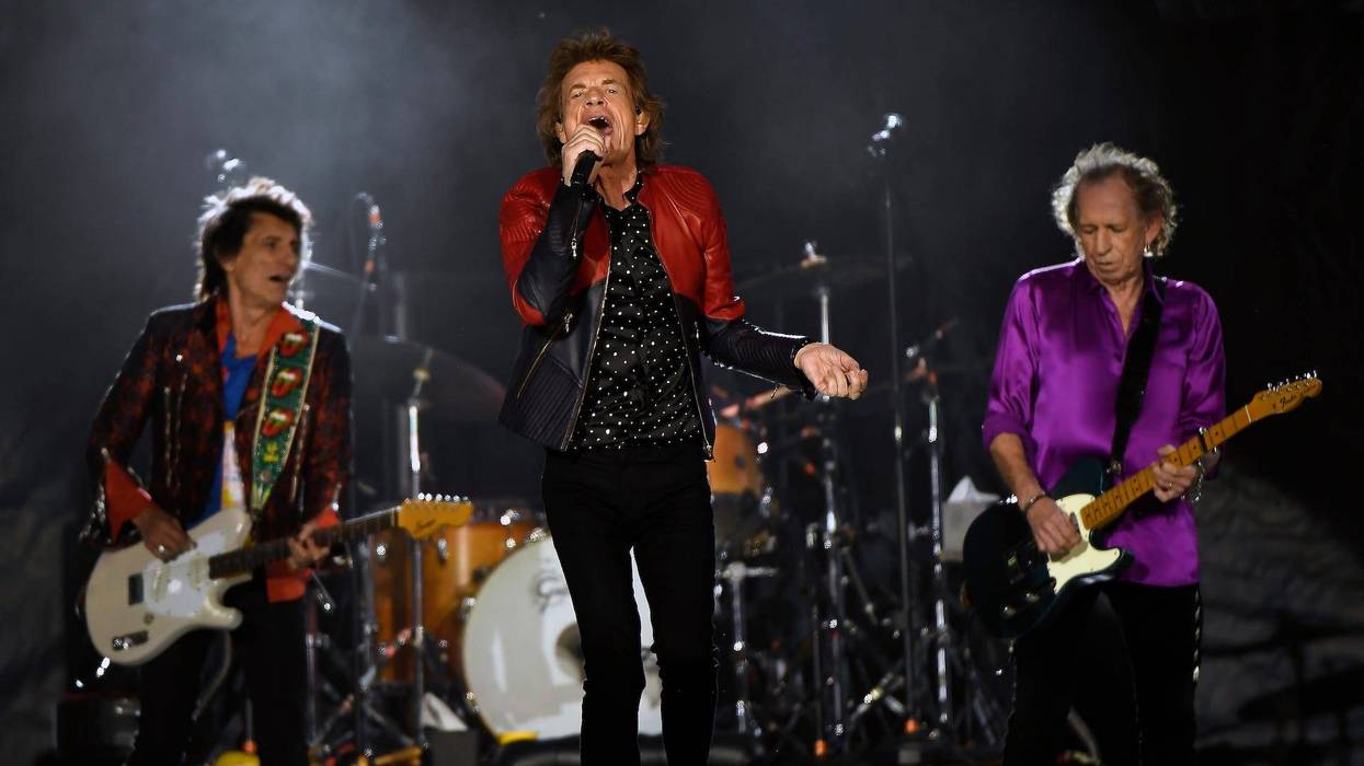 Ronnie Wood, Mick Jagger & Keith Richards