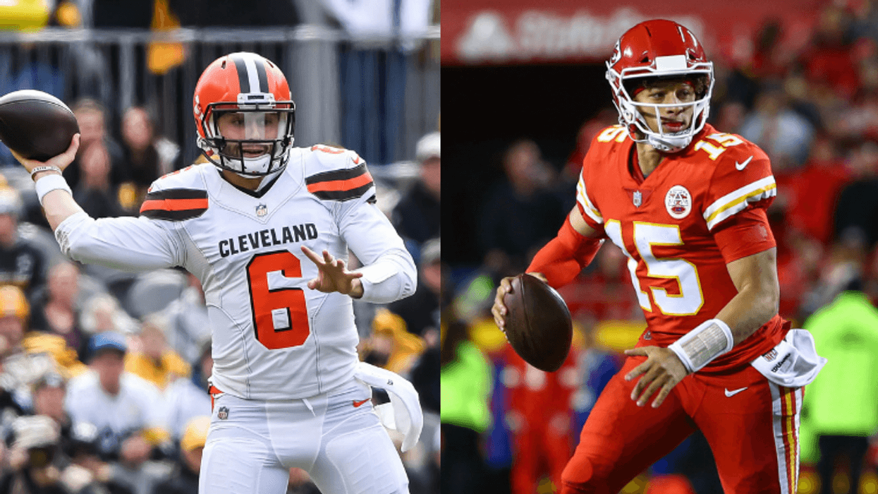 Rookie QB Baker Mayfield and Chiefs QB Patrick Mahomes meet for the first time in the NFL after battling at Oklahoma and Texas Tech in the Big 12 in college