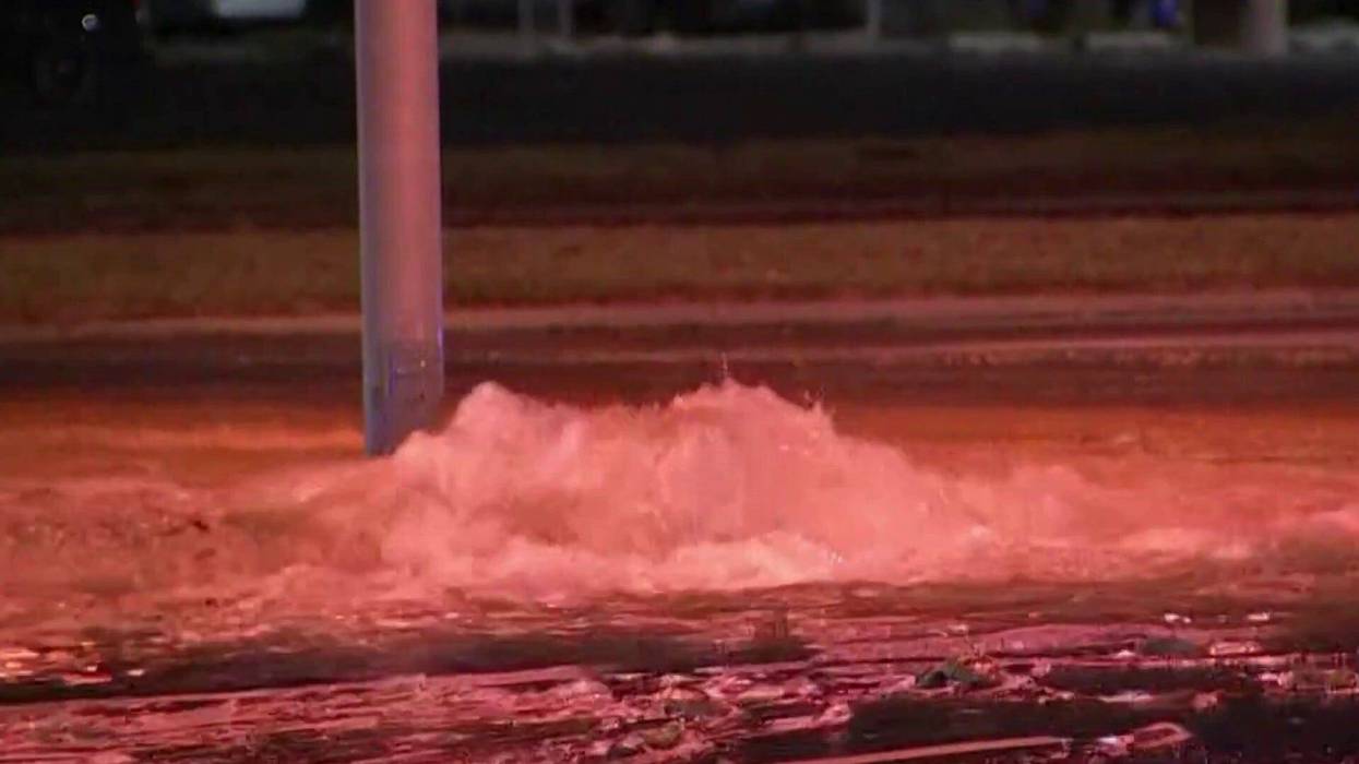 Roosevelt Boulevard water main break