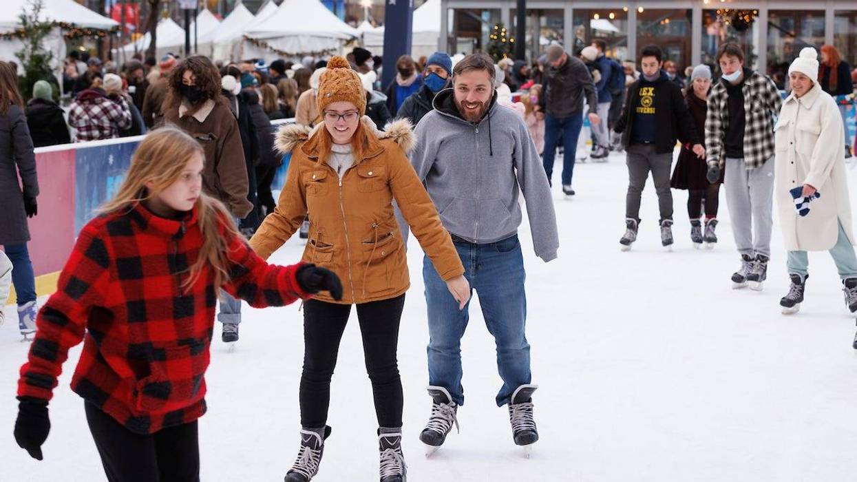 Rothman Orthopaedic Rink opens at Dilworth Park.