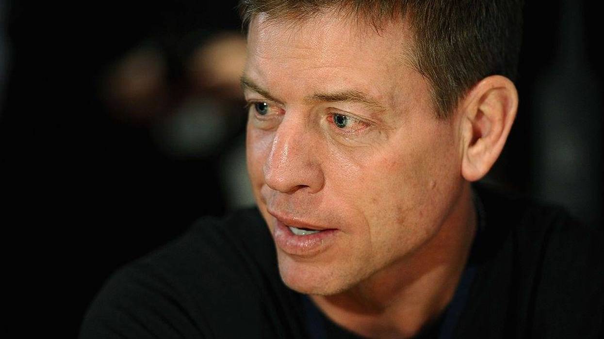 roy Aikman, former NFL player and current NFL analyst for FOX Sports, answers questions from the press during the FOX Sports media availablility.