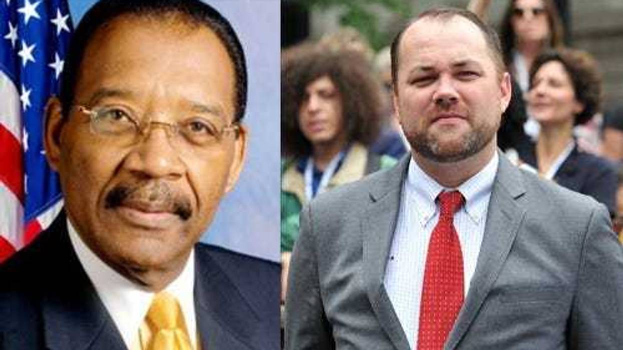 Ruben Diaz Sr and Corey Johnson