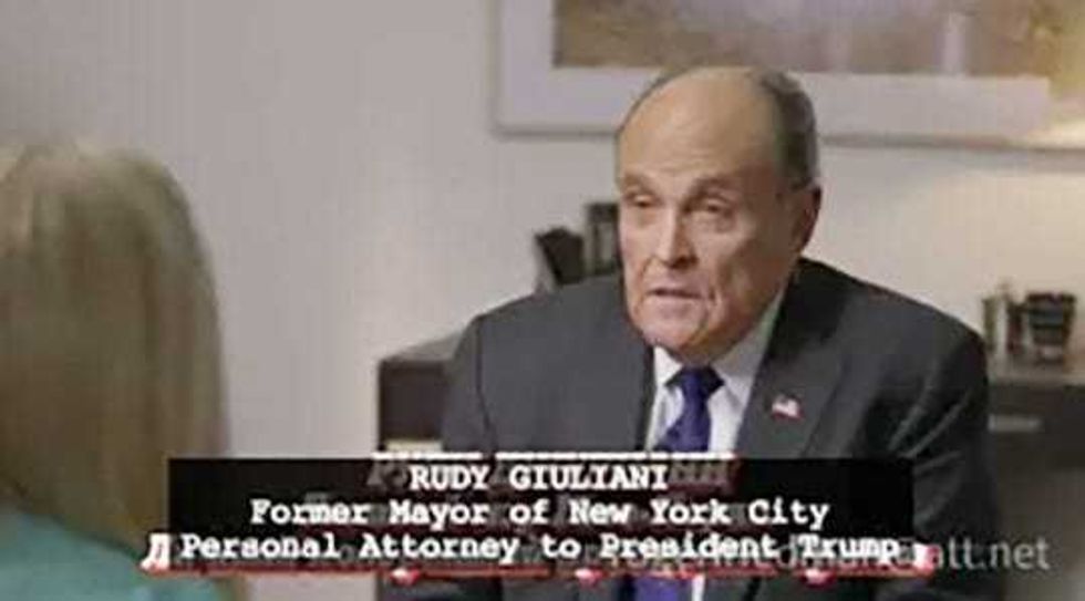 Rudy Giuliani in "Borat Subsequent Moviefilm: Delivery of Prodigious Bribe to American Regime for Make Benefit Once Glorious Nation of Kazakhstan"