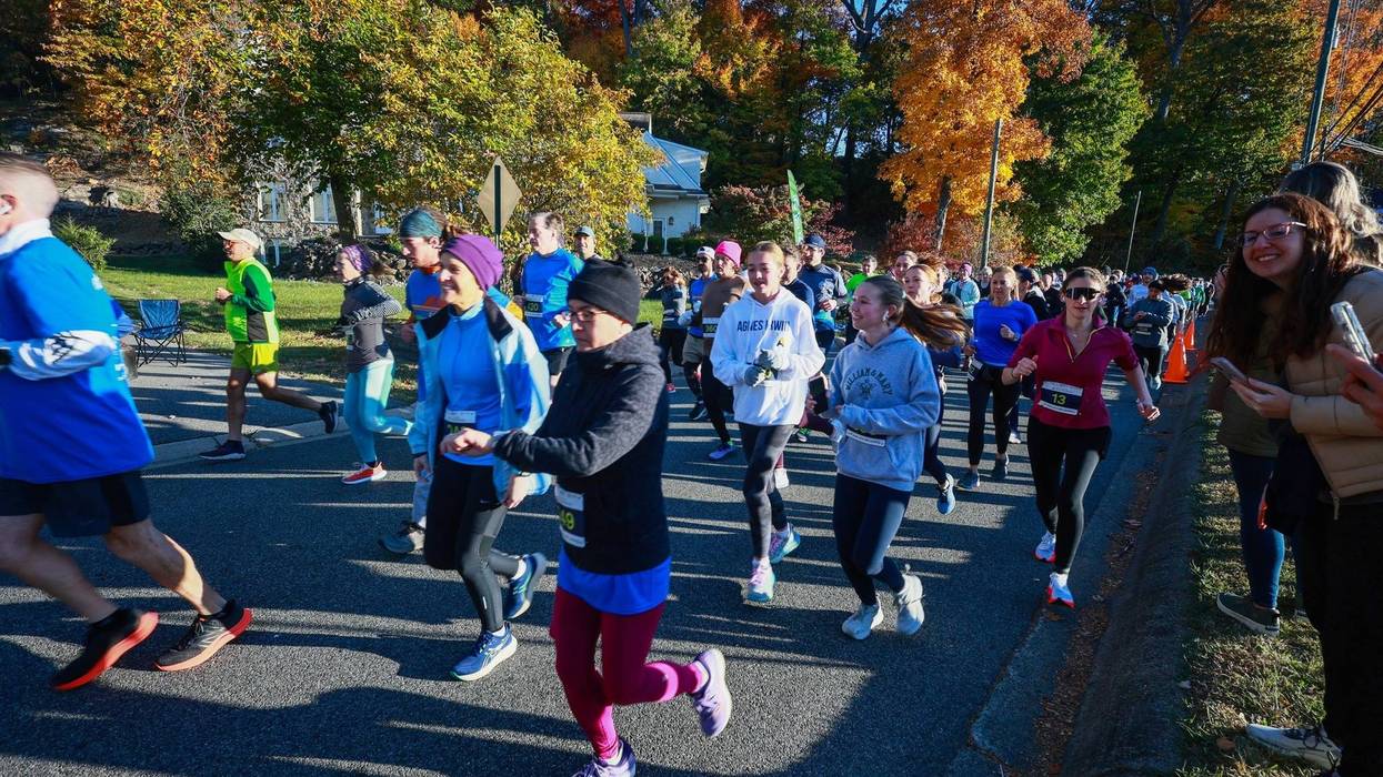 Runners at the 47th Radnor Run in 2024.