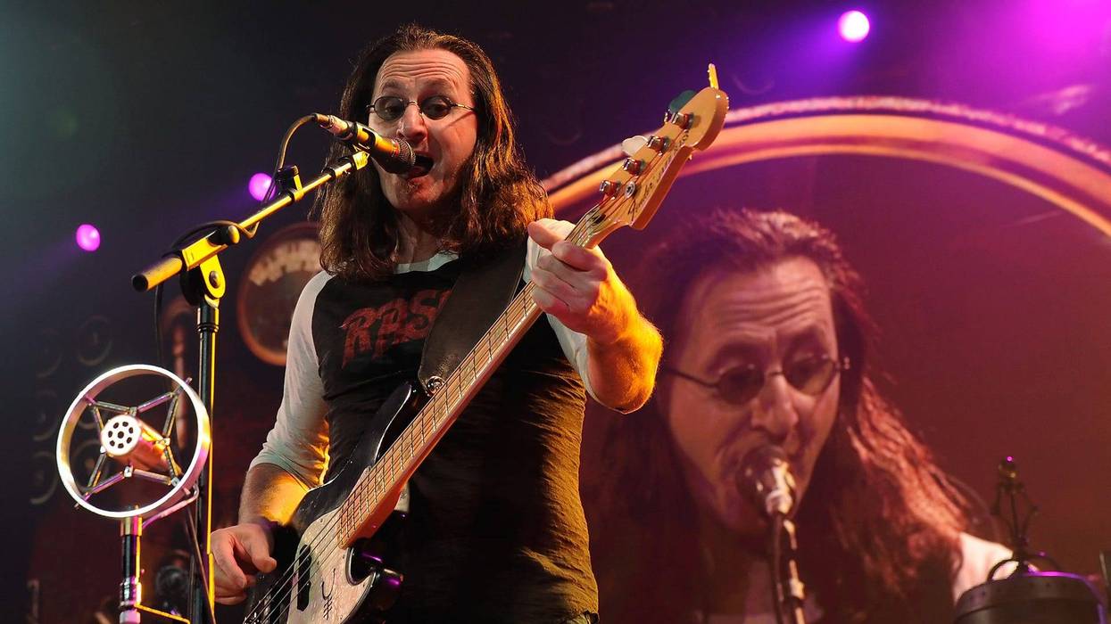 Rush singer/bassist Geddy Lee