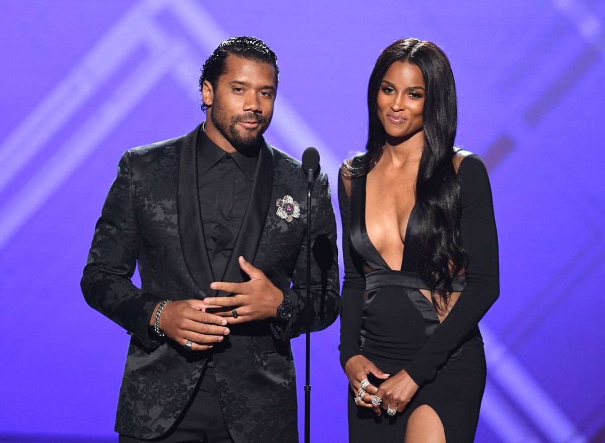 Russell Wilson and Ciara