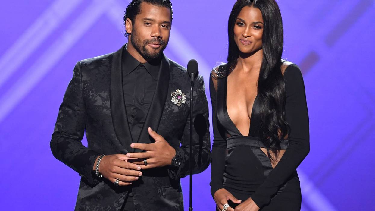 Russell Wilson and Ciara