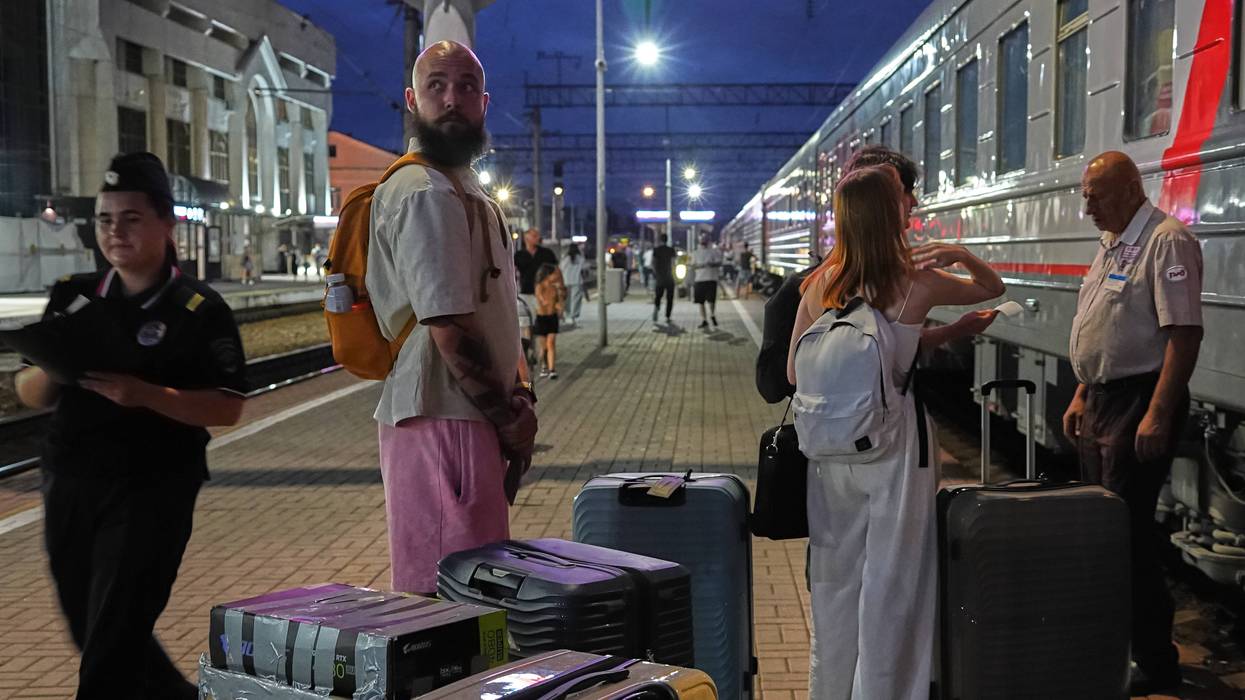 Russia Fearful and Fleeing
