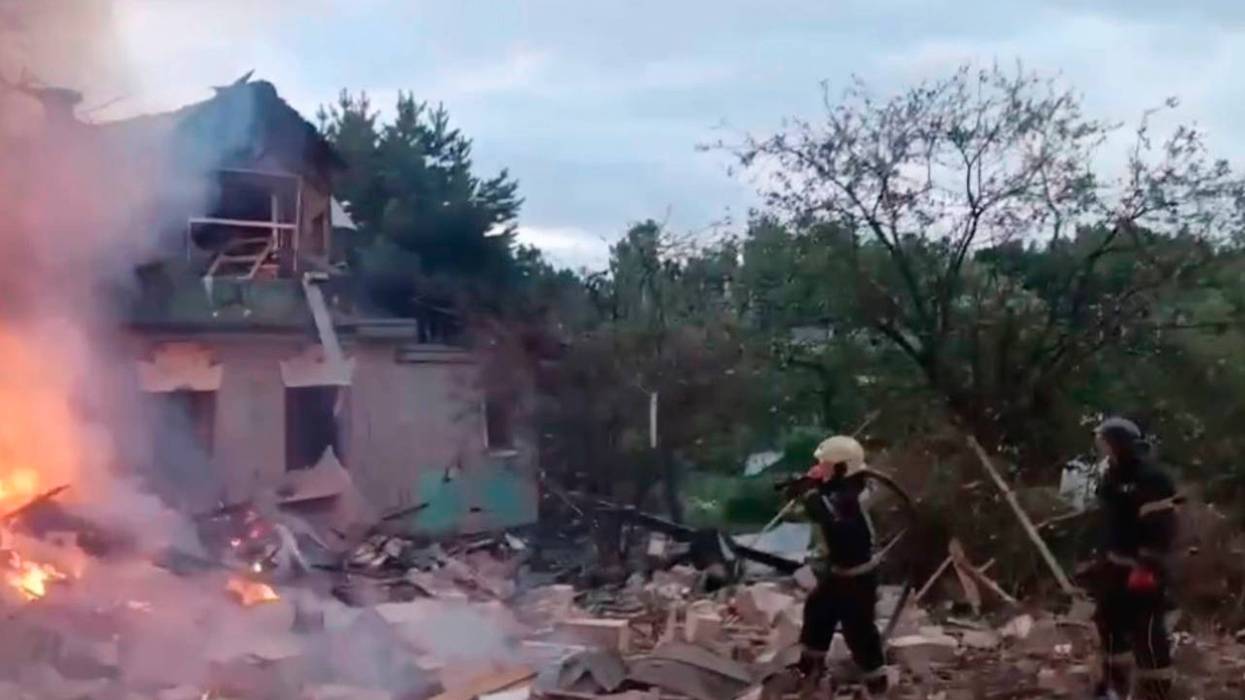Russia Ukraine Drone Attack