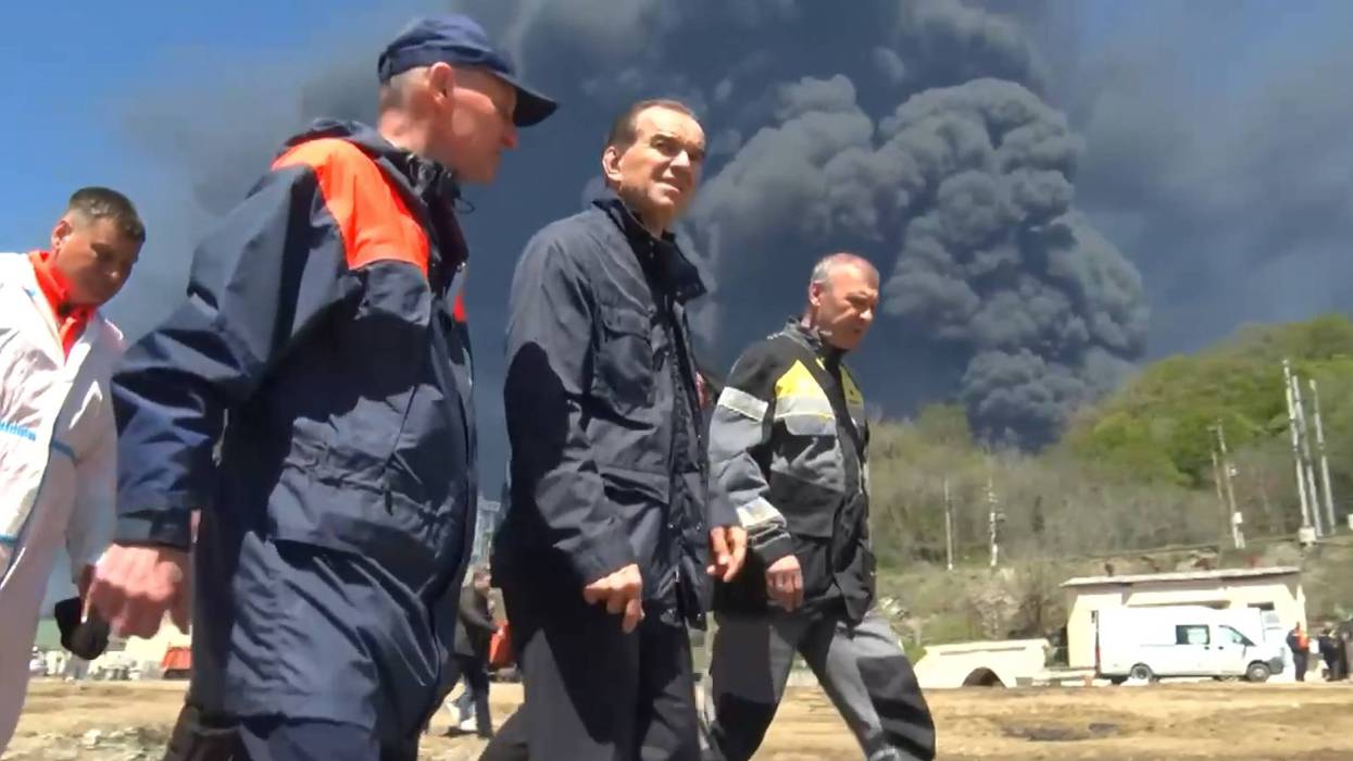 Russia Ukraine Oil Attacks