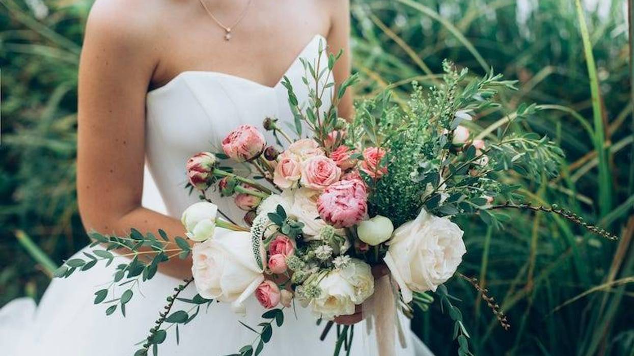 Rustic wedding bouquet