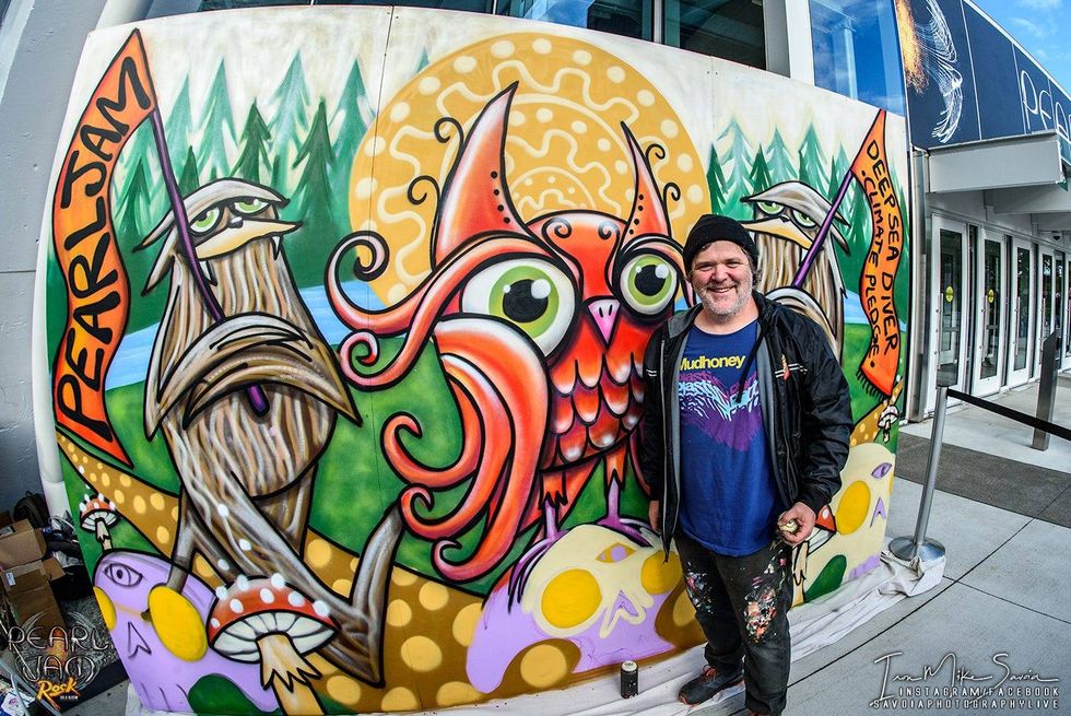 Ryan "Henry" Ward artist at Pearl Jam - Climate Pledge Arena 5.28.24