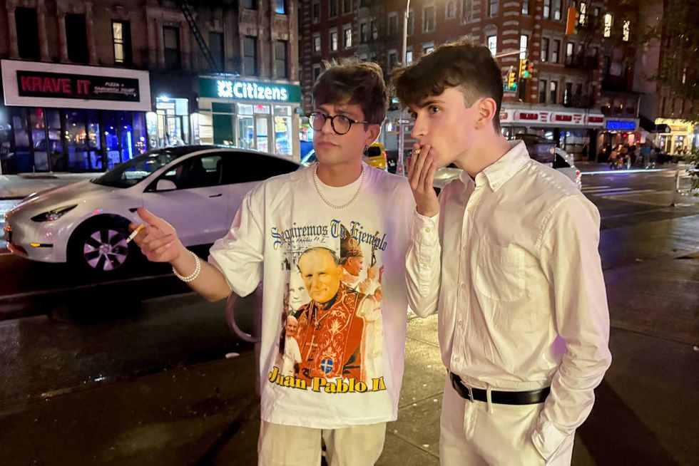 Ryan Leonard outside of New York Young Republican Club