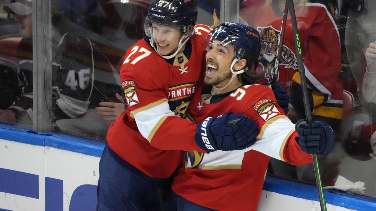 Ryan Lomberg celebrates