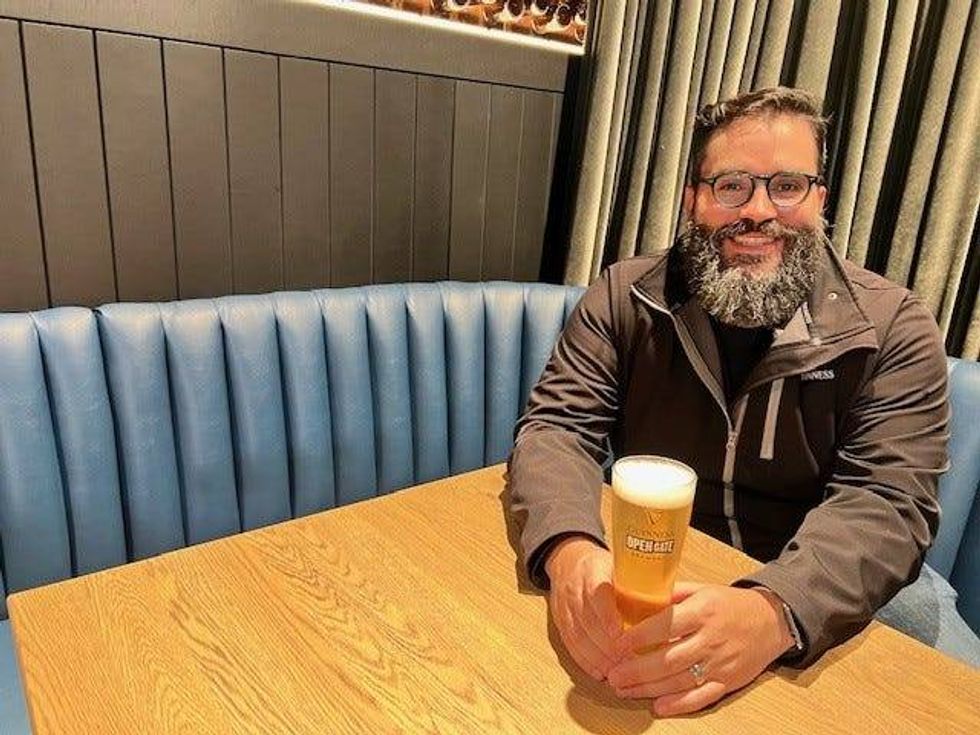 Ryan Wagner at booth