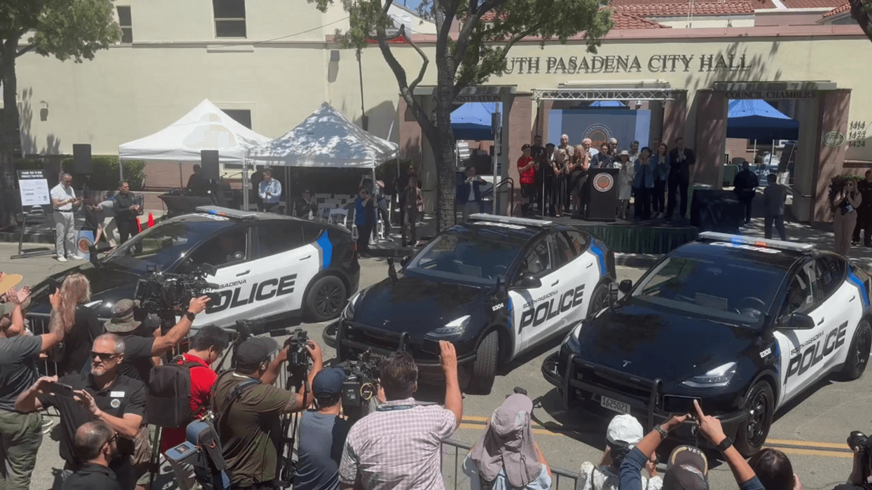 S Pasadena PD electric cars