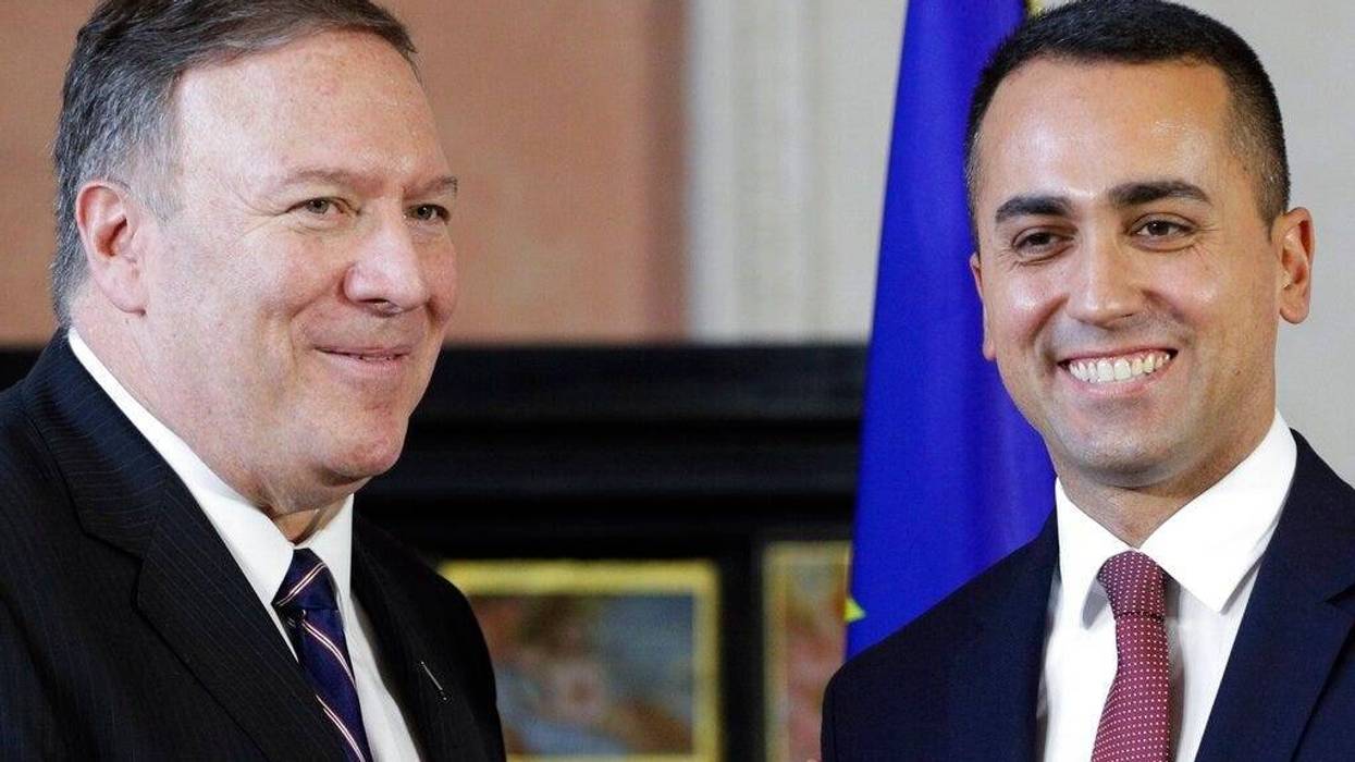 .S. Secretary of State, Mike Pompeo and Italian Foreign Minister Luigi Di Maio
