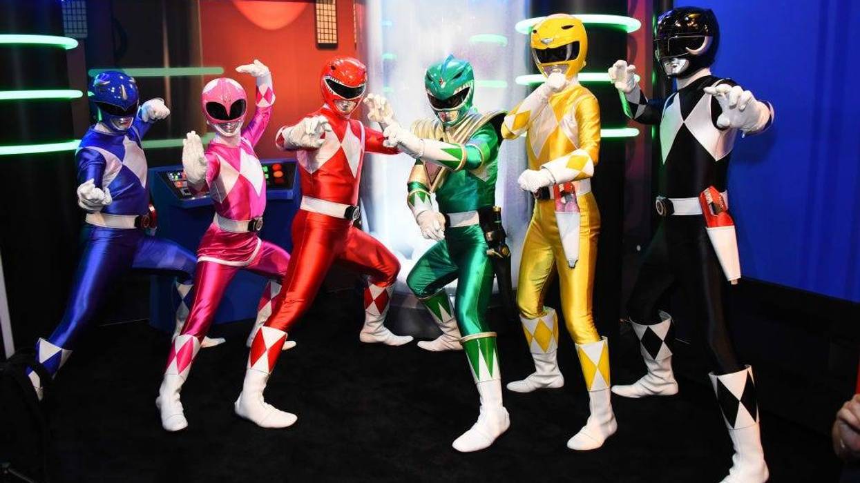 Saban's Power Rangers attend preview day at San Diego Comic-Con 2017 at San Diego Convention Center on July 19, 2017 in San Diego, California.