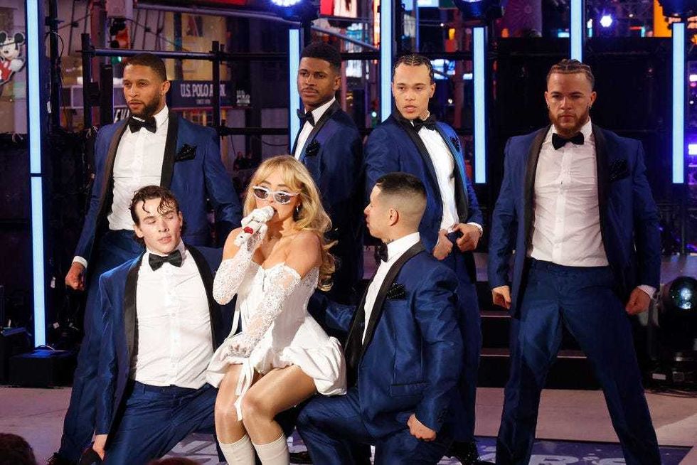 Sabrina Carpenter performs during New Year