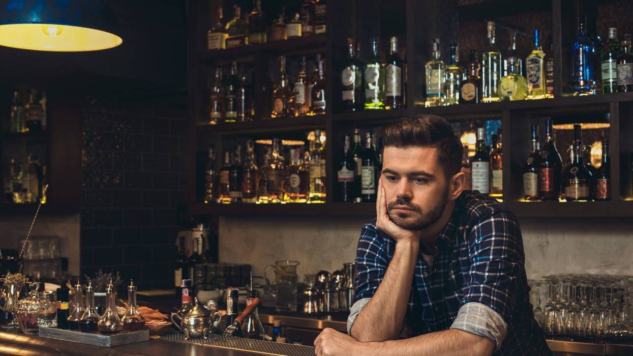 Sad Bartender