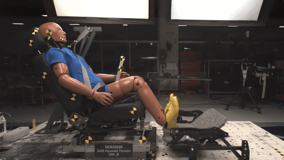 Safety group strengthens whiplash tests