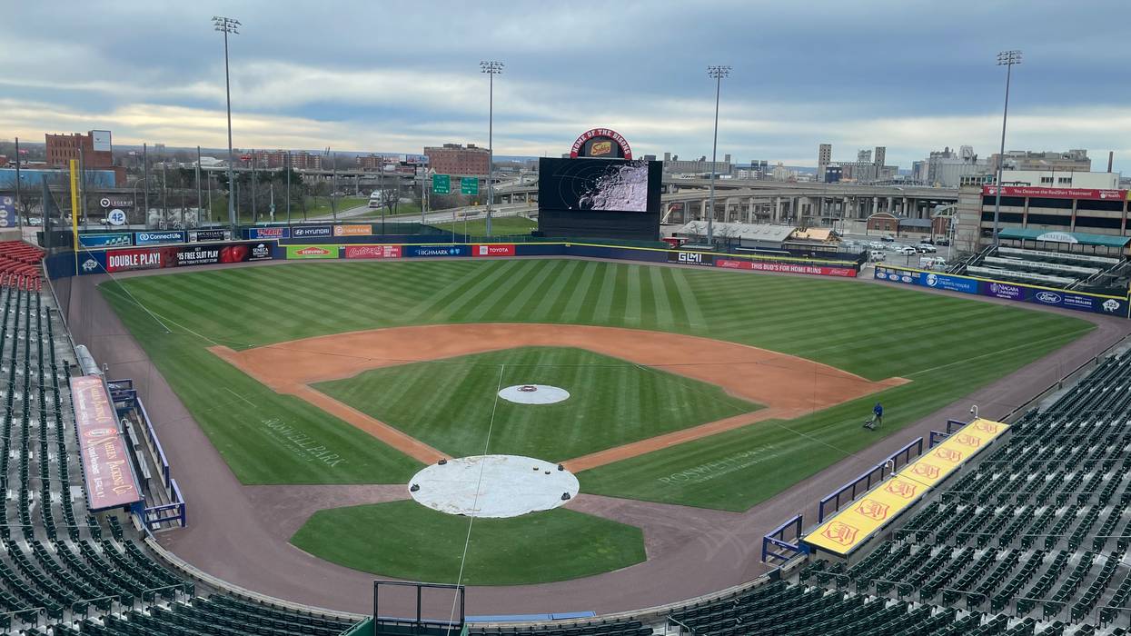 Not exactly baseball weather for Bisons Opening Day