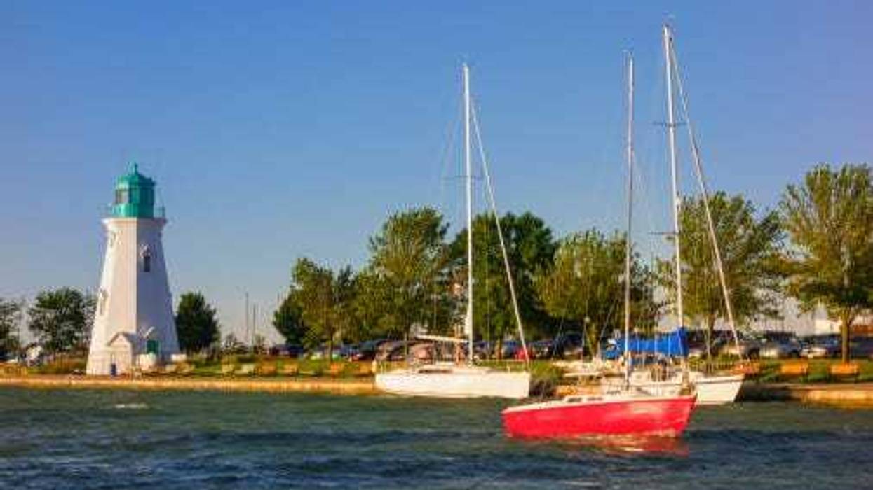 Sailboats at Port Dalhousie, St. Catherines, Ontario