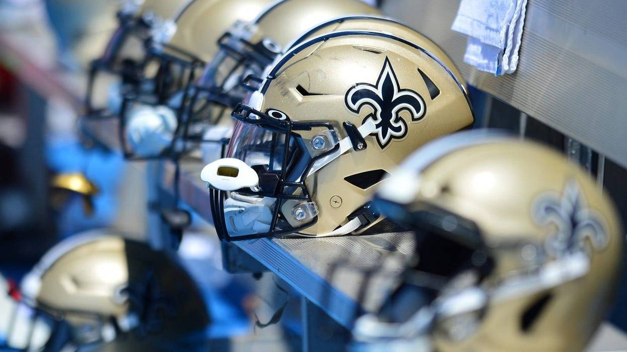 Saints helmets