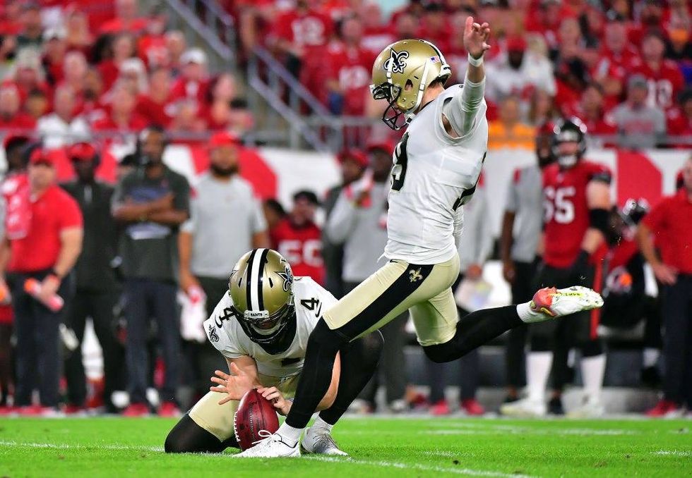 Saints kicker Brett Maher