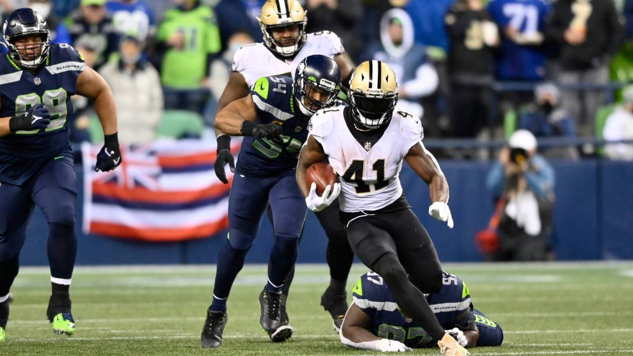 Saints running back Alvin Kamara