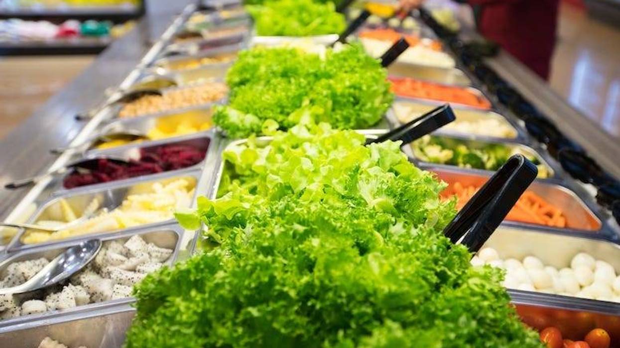 Salad Bar, Supermarket, Lettuce