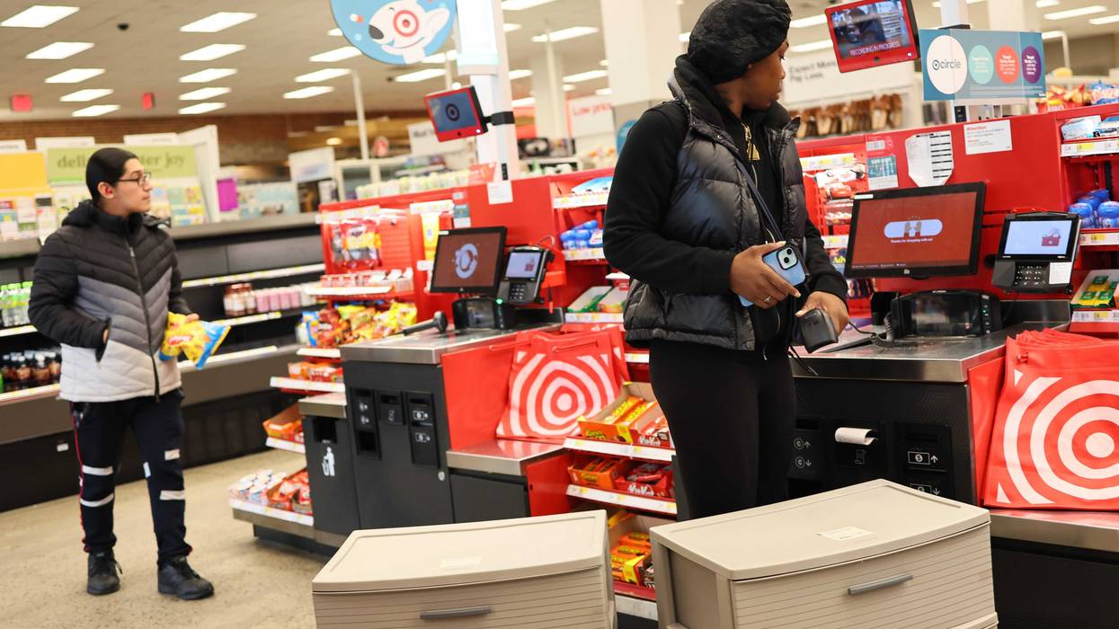 Sales at Target fell more than expected in the first quarter and the retailer warned they will slip this year as consumers - worried over the impact of tariffs - pull back on spending.