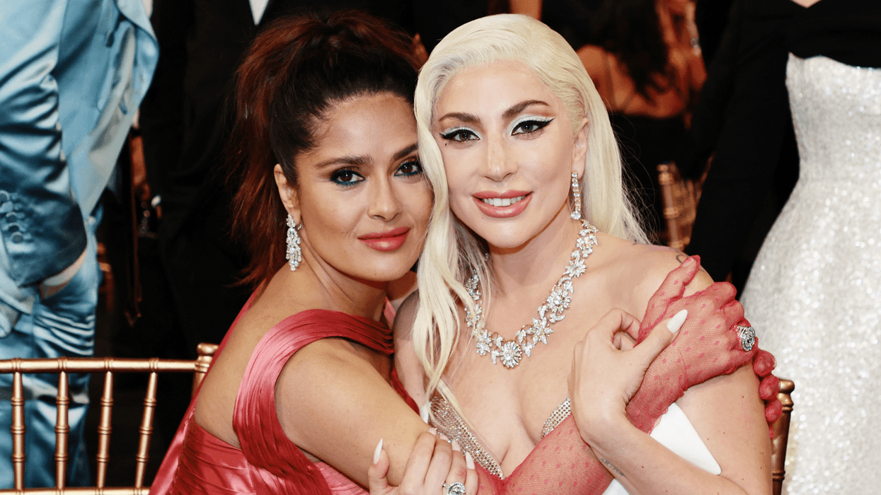 Salma Hayek and Lady Gaga
